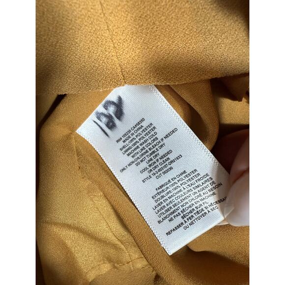 Joie Camel Tan Sleeveless Belted Shift Dress Size M - Picture 7 of 7